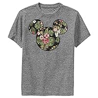 Disney Characters Floral Mickey Boy's Performance Tee