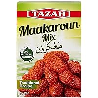 Tazah Lebanese Maakaroun Dessert Baking Mix 13.75oz -390 gr Traditional Lebanese Dessert Mix No Artificial Colors or Preservatives Includes Instant Yeast