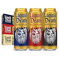 Liquid Death Iced Black Tea Mixed Pack (24 x 19.2 oz King Size Cans)