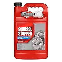Messina Wildlife Squirrel Stopper - Effective, Food Grade Ingredients; Squirrels and Chipmunks; Ready to Use, 1 Gallon Liquid Refill Bottle
