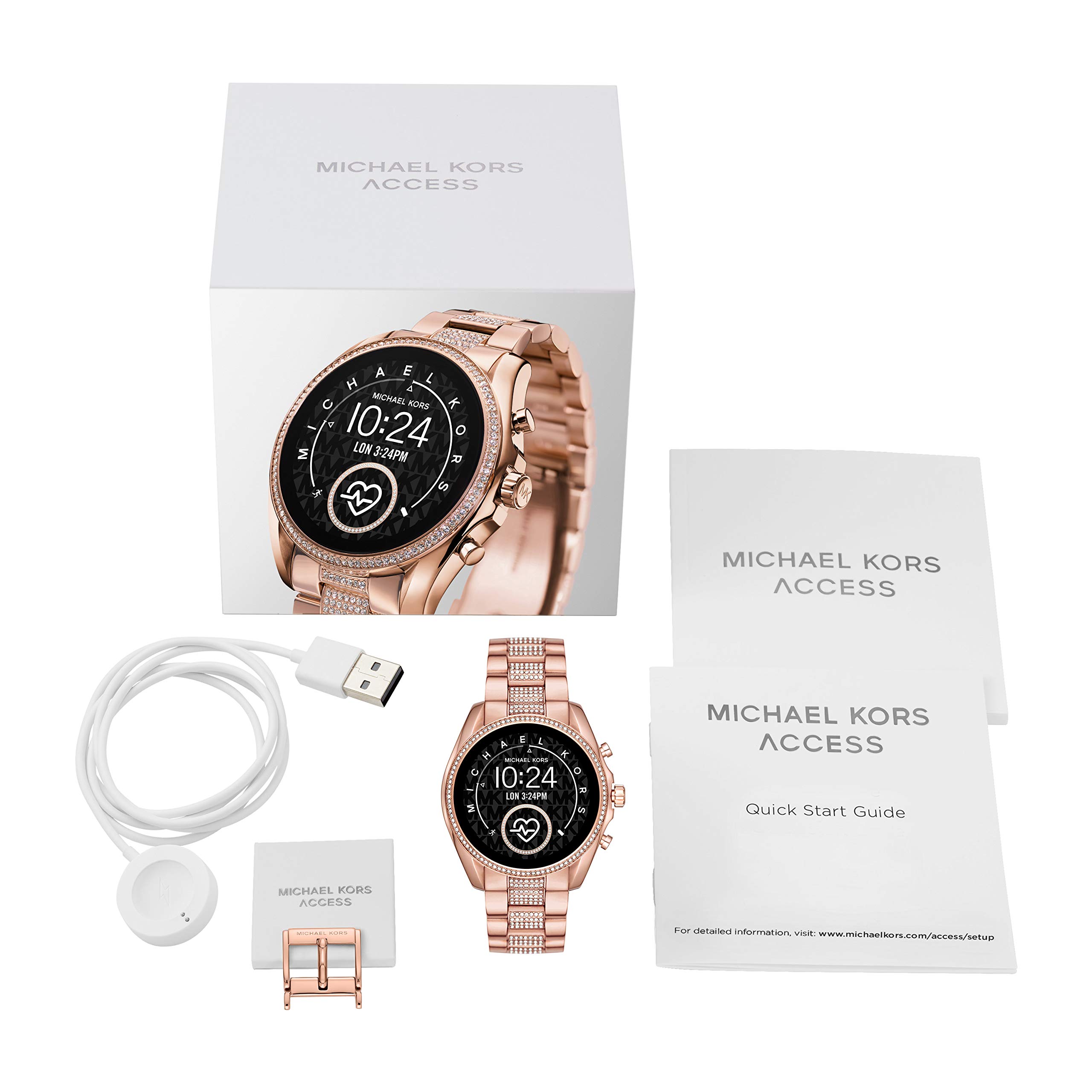 Michael Kors Access Gen 5 Bradshaw Smartwatch, Powered with Wear OS by Google with Speaker, Heart Rate, GPS, NFC, and Smartphone Notifications