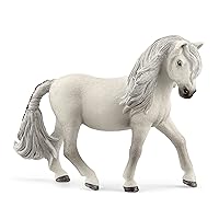 Schleich Horse Club Realistic Island Pony Mare Horse Figurine - Island Pony Mare Horse Action Figure Toy For Boys and Girls, Kids Ages 5+