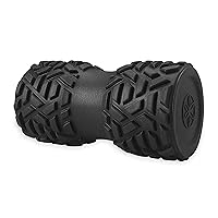 Gaiam Restore Grooved Foam Roller - Cradles The Spine, Calf, or Arms for Deep Muscle Release - Lightly Textured with Padding for Gentle Massage - 8
