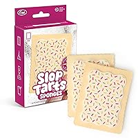 SLOP TARTS, Set of 4, Compressed Kitchen Sponges, Expands When Wet, Clever and Quirky Kitchen Accessory