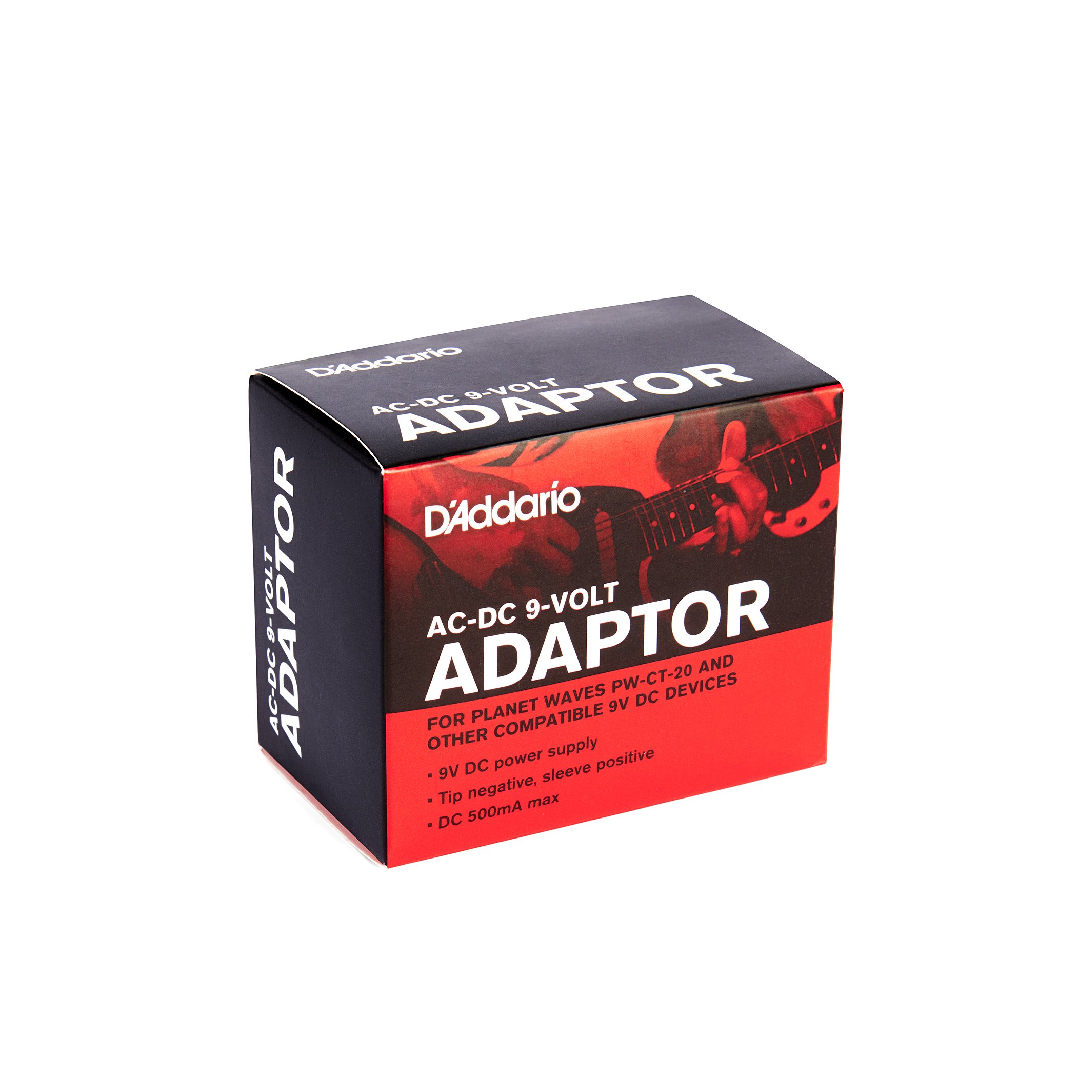 D'Addario Accessories PW-CT-9V DC Power Adapter – Pedalboard Power Supply - Minimize Need to Change Batteries on Pedalboard and Devices Requiring 9V – 800mA Max Current – Guitar Pedal Power Supply