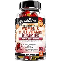 Women's Multivitamin Gummies with A C B6 B12 D & E Vitamins for Immune Support - Gummy Multivitamins for Bone Breast Skin Joint & Energy Health - Multivitamin for Women - Mixed Berry Flavor, 60 Count