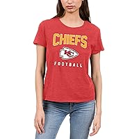 Junk Food Clothing x NFL - 1st & Goal Women's Short Sleeve Fan Shirt - Officially Licensed NFL Apparel