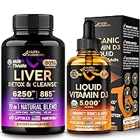NUTRAHARMONY Liver Support Detox Blend & Vitamin D3 Drops