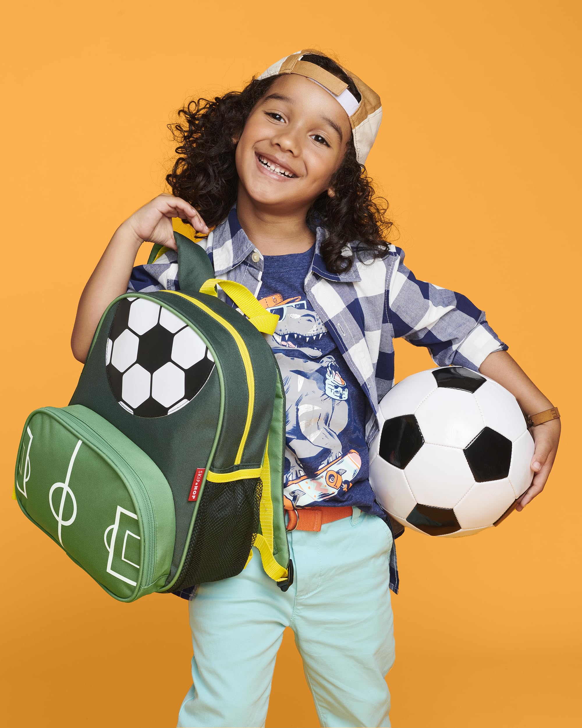 Skip Hop Sparks Little Kid's Backpack, Preschool Ages 3-4, Soccer