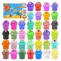 33 Cups Jumbo Slime Kit for Kids, FunKidz Premade Ultimate Slime Pack to  DIY Soft, Cloud, Clear, Butter, Glitter, Glow in Dark Slime Making Kits  Super, slime 