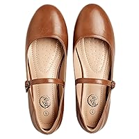 Trary Mary Jane Shoes Women, Ballet Flats Shoes for Women, Round Toe Black Flats for Women, Women's Flats, Mary Jane Flats, Ankle Strap Flats Shoes Women Dressy Comfortable, Women Flats Dress Shoes