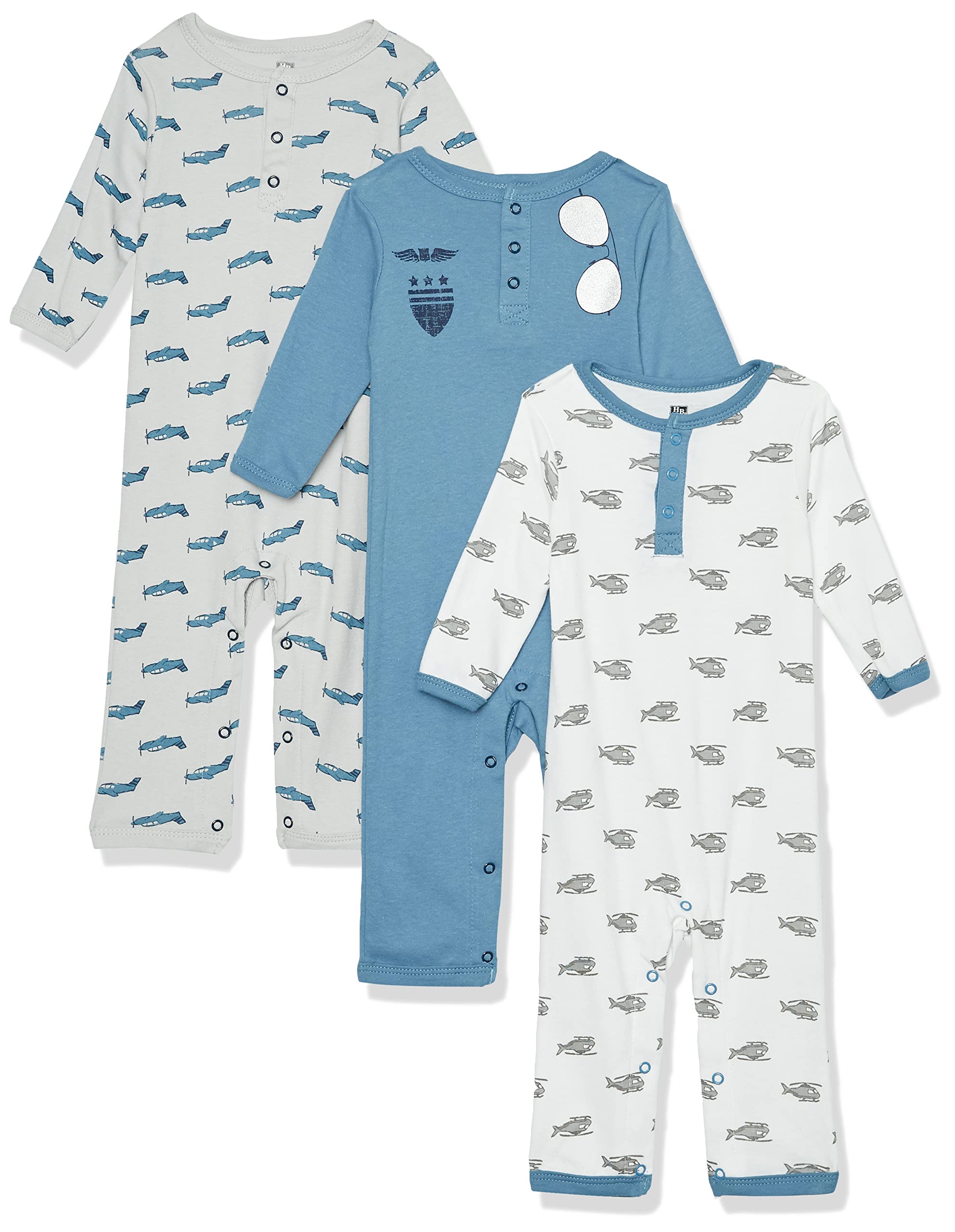Hudson Baby baby-boys Cotton Coveralls