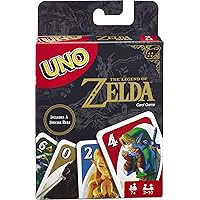 Mattel Games UNO The Legend of Zelda Card Game for Family Night with Graphics from The Legend of Zelda & Special Rule