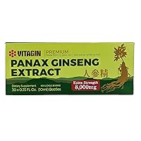 Premium Panax Ginseng Extract 0.33 FL Oz (Pack of 30)