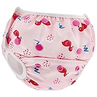 Swim Diaper - Pink Flamingo Size 0-5 Adjustable Toddler and Baby Swimming Diaper Reusable Swimmers