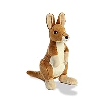Aurora® Adorable Flopsie™ Kangaroo Stuffed Animal - Playful Ease - Timeless Companions - Brown 12 Inches
