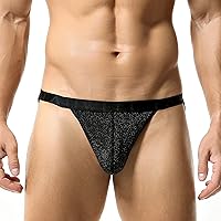 Men's Sexy Blingbling Jockstrap Briefs for Gay Male Jock Strap Thongs