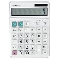 Sharp SH-EL340W Desktop Calculator White