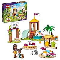 LEGO Friends Pet Playground 41698 Building Kit Designed to Grow Imaginations; Animal Playset Comes with Andrea and 3 Dog Toys; Creative Birthday Gift Idea for Kids Aged 5 and up (210 Pieces)