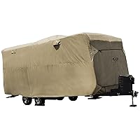 ADCO 74838 Storage Lot Cover for Travel Trailer RV, Fits up to 15', Tan