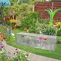 Durable Polycarbonate Greenhouse Kit for Outdoors - Adjustable Winter Garden Shelter for Vegetables, Herbs, and Flowers