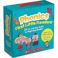Scholastic SC-709265 Phonics First Little Readers (Parent Pack), 24 Titles