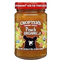 Crofters Peach Organic Premium Spread, 16.5 Oz