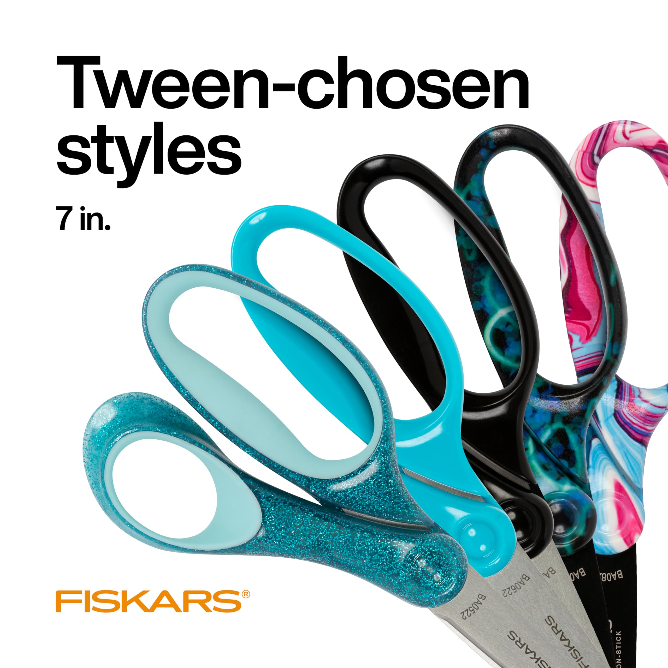 Fiskars® Student Glitter Scissors, Purple (7 in.)