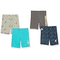 Amazon Essentials Disney | Marvel | Star Wars | Frozen | Princess Girls and Toddlers' Bike Shorts (Previously Spotted Zebra)
