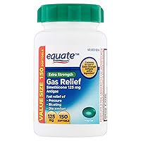 Equate Gas Relief 125mg - 150 Softgels Value Size