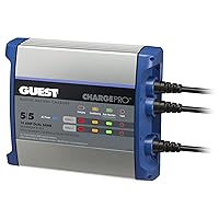 Guest 2711A Guest On-Board Battery Charger 10A / 12V, 2 Bank, 120V Input