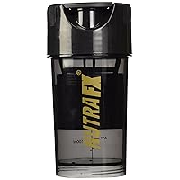 Nutrafx Take It and Shake It Bottle Blender High Tech Mixing Technology with Dry Contents Storage Compartment Bpa Free, 16 Oz