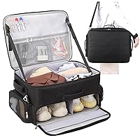Ethereal Golf Trunk Organizer Bag, 2 Layer Waterproof Car Golf Locker with Separate Ventilated Compartment for 2 Pair Shoes, Golf Trunk Storage for Balls, Tees, Gloves, Accessories, Golf Gifts