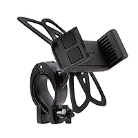 Scosche HDM3SM-RP Handlebar Bike Phone Mount with Universal Phone Holder, Elastic Safety Bands, and Adjustable Clamp for Mobile Phone Device