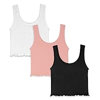 WallFlower Women's Insta Smooth Seamless Tank Tops 3-Pack (Standard and Plus)