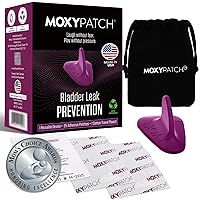 Bladder Leak Prevention Kit - Reuseable Bladder Control Device with 25 Hydrogel Patches - (Device with 25 Adhesive Patches)