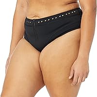 Body Glove Women's Marlee Plus High Waist Bikini Bottom Swimsuit, Available in Sizes 1x,2X,3X