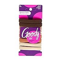 GOODY THICK HAIR SWEATER ELASTICS 8CT TANS