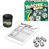 Winning Moves Games Yahtzee Words USA, Family Word Game Version of Yahtzee for 2 or More Players, Ages 8+