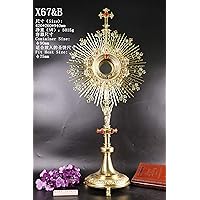Rare Fine Large Monstrance with Lunette Beautiful and Affordable! 37
