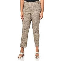 SLIM-SATION Women's Plus Size Pull-on Ankle Pant with Real Front and Back Pockets