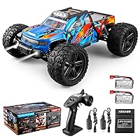 YONCHER YC400 1:10 Large RC Cars for Adults, 48+Km/h High Speed Remote Control Car for Boys 8-12, 4WD Hobby RC Trucks 4x4 Offroad Waterproof, All Terrain RC Monster Truck with 2 Battery Gifts