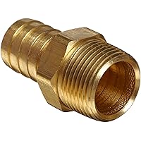 Anderson Metals - 57001-1616 Brass Hose Fitting, Connector, 1