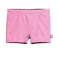 Made in USA Girls' Swimming Bottom Boy Short UPF50+ Rash Guard Swim Suit