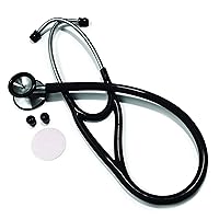 Labtron Cardiology Stethoscope, Black, 425BK