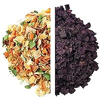 Dried Vegetable Flakes + PURPLE SWEET POTATO YAM DICES