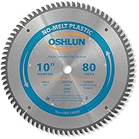 SBP-100080 10-Inch 80 Tooth MTCG Saw Blade with 5/8-Inch Arbor for Plastics