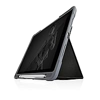 STM Dux Plus Duo, Ultra-Protective case for Apple iPad 9th/8th/7th Gen - Black (stm-222-236JU-01)