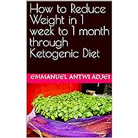 How to Reduce Weight in 1 week to 1 month through Ketogenic Diet