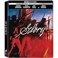 Glory 35th Anniversary SteelBook (4K Ultra HD + Blu-ray + Digital) [4K UHD] Glory 35th Anniversary SteelBook (4K Ultra HD + Blu-ray + Digital) [4K UHD] 4K Blu-ray DVD VHS Tape